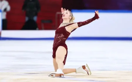 Kaori Sakamoto Holds Short-Program Edge — Can Amber Glenn Turn a Triple Axel Into a Medal?