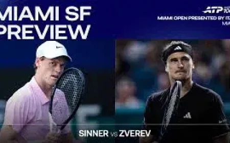 Sinner Vs Zverev as the Miami Open semifinal tests a shifting rivalry
