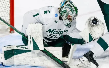 Frozen Four as Regionals Intensify: Michigan State’s Augustine, Martone Highlight Day 1