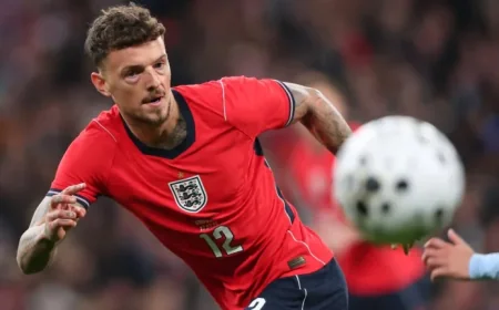 England Draws 1-1 with Uruguay: Arsenal’s Ben White Booed at Wembley