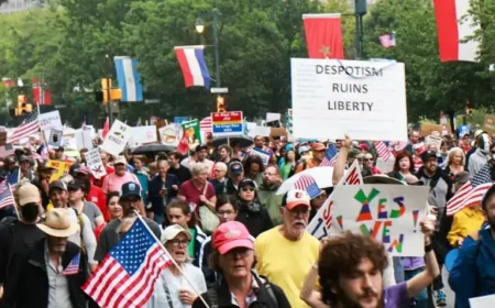 No Kings Protest Philadelphia returns to the Parkway — a sweeping march meets a city bracing for shutdown-era strain