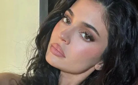 Kylie Jenner Stuns in Bold Strappy Top for Latest Photoshoot