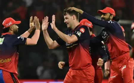 Aniket Verma cameo pushes SRH to 201 as Ishan Kishan slams 80 off 38 in Bengaluru