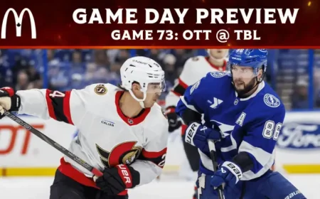 Senators Vs Lightning, and the long return to Tampa Bay after an opening-night statement