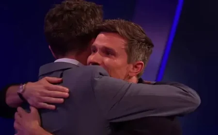 Stephen Mulhern Comforts Tearful Star on Emotional Celebrity Catchphrase Episode
