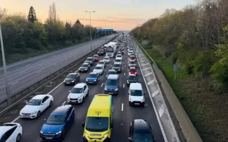 M1 closed in both directions between J21 and J21a — what caused the gridlock and how long it will last