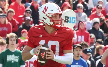 Key Highlights from Nebraska’s Red-White Spring Football Game