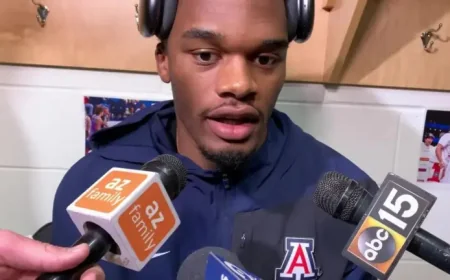 Tobe Awaka emerges as Arizona’s sixth-man spark ahead of Elite Eight showdown