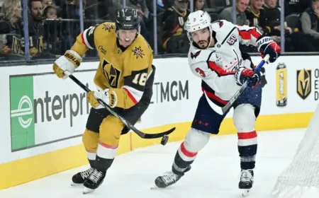 Capitals Vs Golden Knights: One more night in Vegas, and a young scorer tries to make it stick