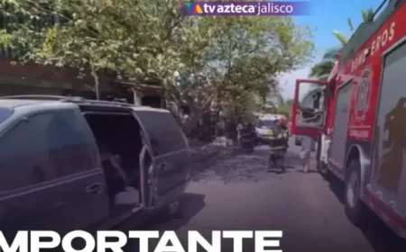 Guadalajara on alert as vehicle fire draws emergency response, while Honey Fair continues downtown