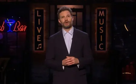 Jamie Dornan Turns Potato-Rock Monologue Into a Cultural Moment as 2026 Approaches