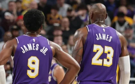 LeBron, Bronny James Achieve Historic Father-Son Assist in NBA Game