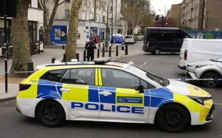 Camden Shooting: Man, 26, gunned down as he sat in car near Euston — suspect flees on bike