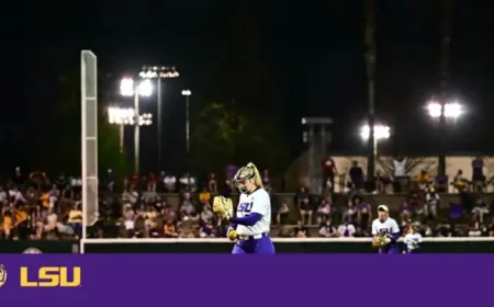 Lsu Softball lets late lead slip in 3-2, eight-inning loss to No. 5 Oklahoma