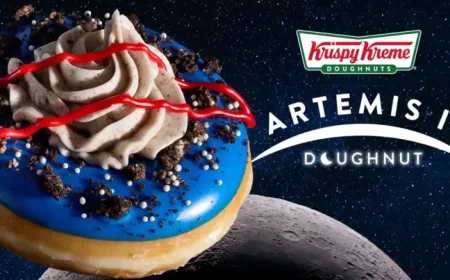 Krispy Kreme Artemis Ii Limited Doughnut Debut as Artemis II Mission Nears