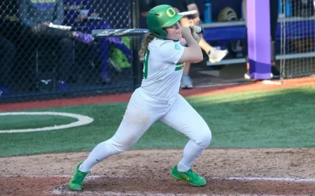 Oregon Softball Triumphs Over Northwestern on Big Ten Travel Schedule