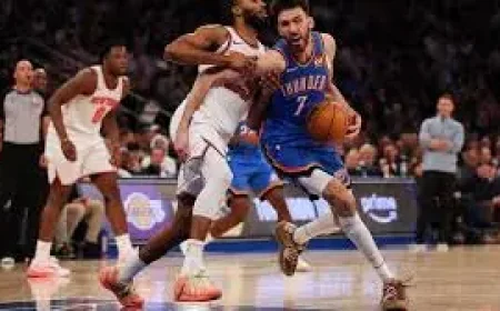 Knicks Vs Thunder: Top-Seeded Oklahoma City Hosts New York at Paycom Center
