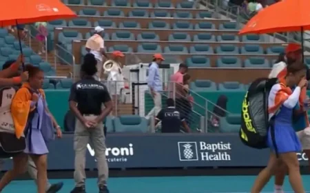 Miami Open Final Disrupted by Schedule Chaos on Tournament’s Last Day