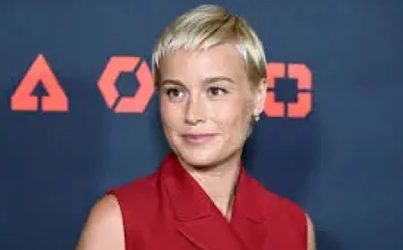 Brie Larson and the shock of a new look: trading a blonde crop for her longest dark hair in years