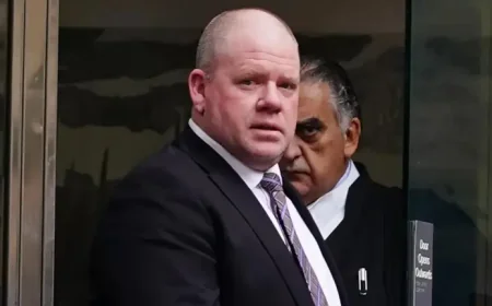 Nick Stevens locked up after jury finds former AFL player guilty in pool fraud case