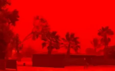 Tropical Cyclone Narelle Red Sky: Western Australia’s day the heavens went blood-red