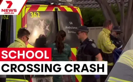 Seaview High School: Woman critical after school crossing crash