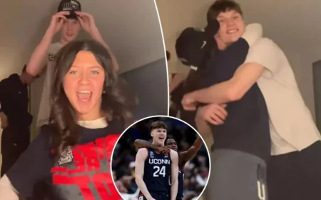 Braylon Mullins’ Girlfriend Celebrates His Iconic March Madness Basket