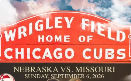 Nebraska Cornhuskers Face Missouri at Wrigley Field on September 6