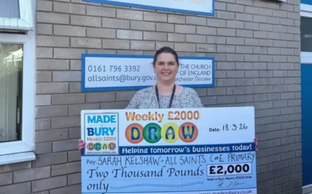 Bury council worker wins £2,000 — 83rd council victor and a timely family respite