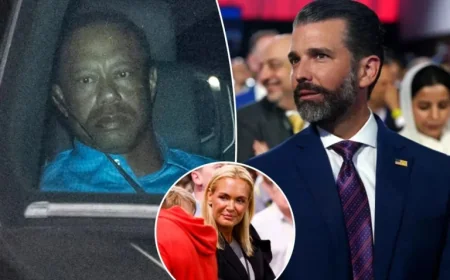 Donald Trump Jr. Concerned About Tiger Woods’ Crash: Report