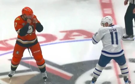 Max Domi Battles Radko Gudas Early in Auston Matthews’ Revenge Game