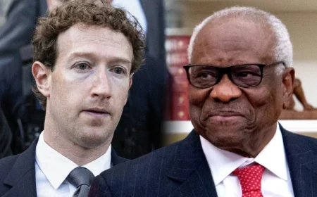 Clarence Thomas Influences Major Court Losses for Meta and YouTube.