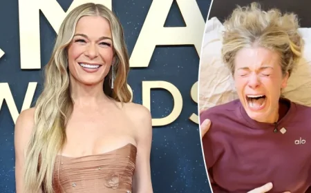 LeAnn Rimes Tears Up During Emotional Jaw Release Therapy