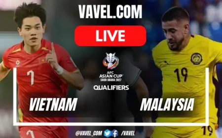 Vietnam Vs Malaysia — Live: Great first half (1-0) as campaign ends in Ninh Bình