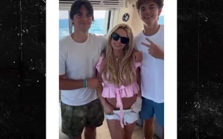 Britney Spears Enjoys Yacht Outing with Sons Following DUI Arrest