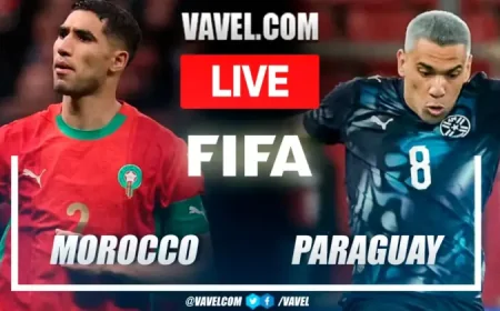 Maroc Vs Paraguay: Live build-up and kickoff details for the friendly