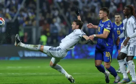 Bastoni sent off as 2026 qualifier reaches inflection point in Zenica