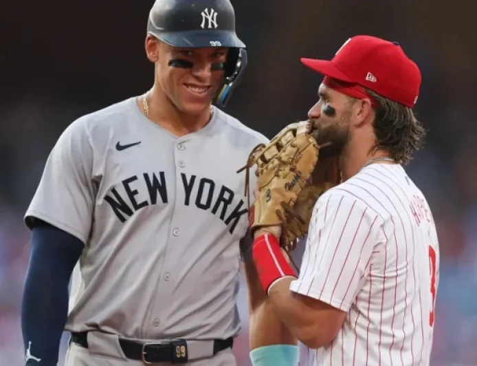 Aaron Judge Shares Bryce Harper Text That Gave Him ‘Chills’
