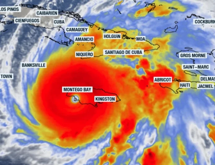 Jamaica Hurricane Melissa: Now Officially Tied for Strongest Atlantic Hurricane Ever Recorded at 190 MPH