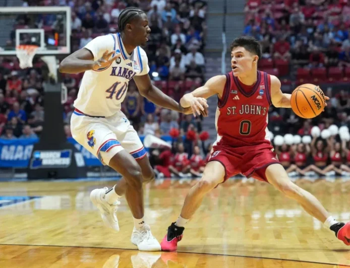 Melvin Council Jr looms as St. John’s clings to first-half lead against Kansas