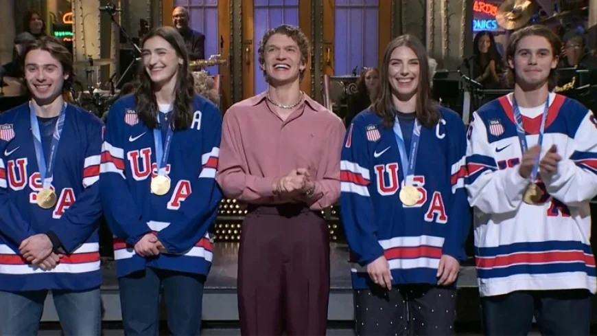 Connor Storrie Highlights Women’s U.S. Hockey Team in SNL Monologue