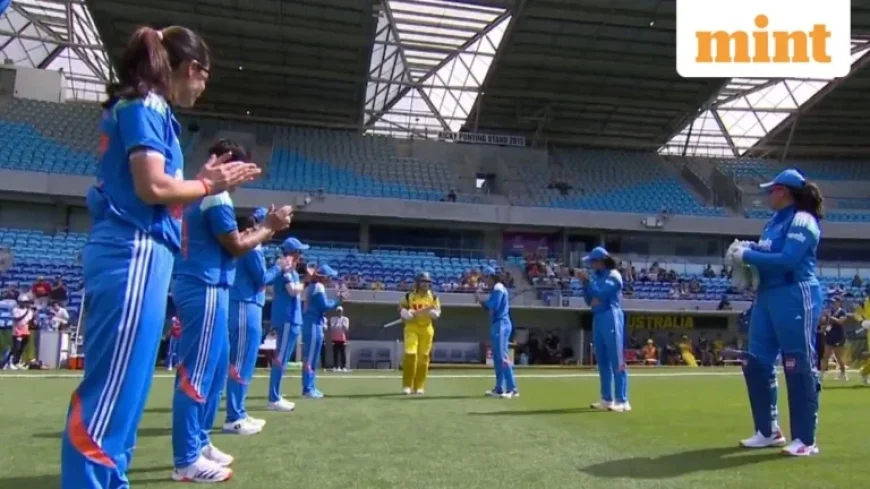 Indian Players Honor Alyssa Healy with Guard of Honour in Final ODI