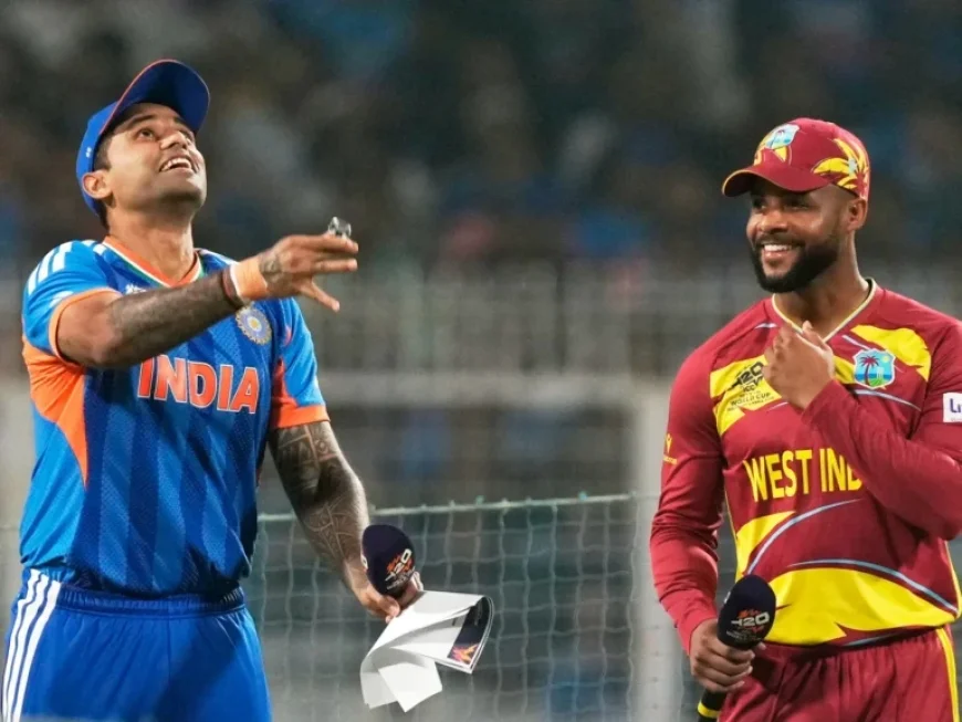 India Faces West Indies in T20 World Cup Super Eights Live