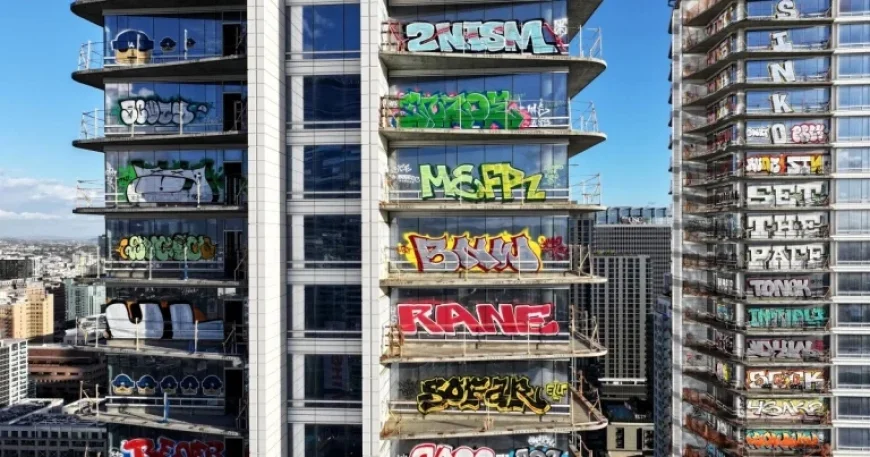 New LA ‘Graffiti Towers’ Owners Must Remove Paint, Quote Provided