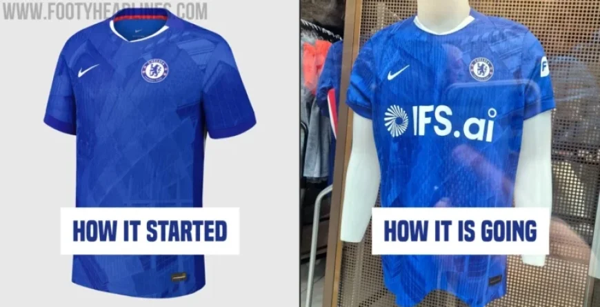 Chelsea’s 25-26 Kit Packed with Logos After Initial Clean Design