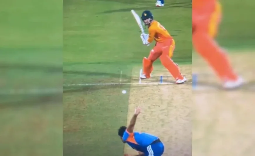 T20 World Cup: Shivam Dube’s Unusual No-Ball Against Zimbabwe Angers Fans