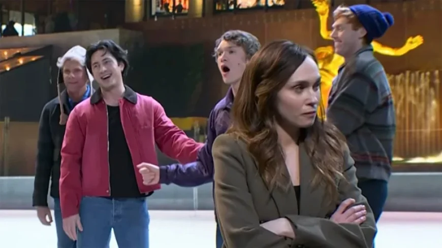 Hudson Williams Reunites with Connor Storrie in SNL’s Heated Rivalry Sketch