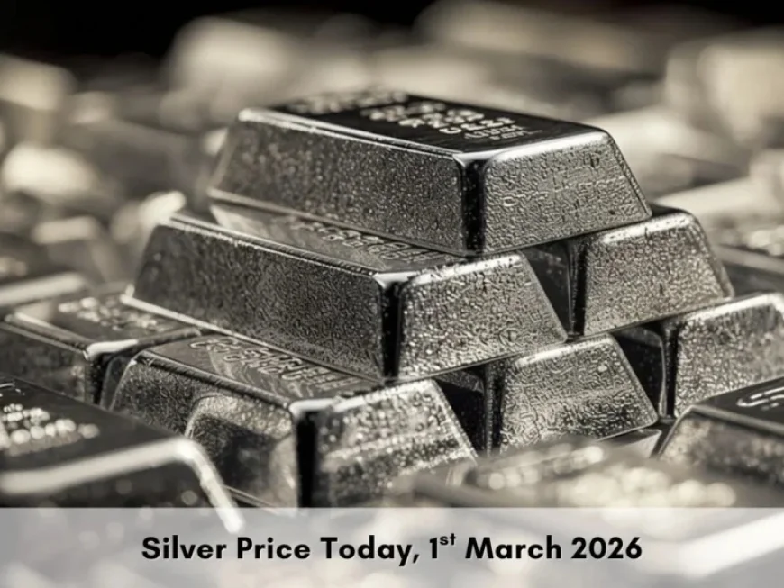 Silver Prices Soar to ₹3.25 Lakh/kg in India Amid Iran Tensions; Global Rate Steady