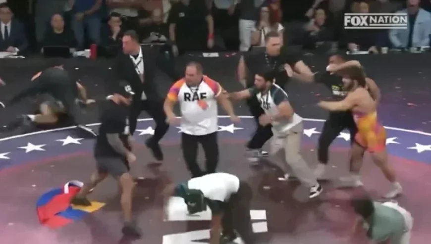 Brawl Erupts at Real American Freestyle Event