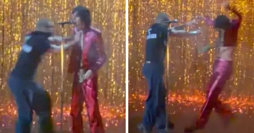 Singer Pushed Off Stage During Brit Awards Performance In Viral Video